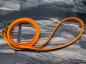 Preview: Führleine einfarbig , 13 mm , 150 cm , Biothane Peach, Hardware Messing