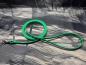 Preview: Führleine einfarbig , 13 mm , 200 cm , Biothane Emerald Green , Hardware Silber