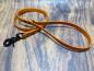 Preview: Führleine einfarbig , 13 mm , 100 cm , Biothane Burnt Orange , Hardware Schwarz