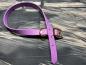Preview: Schnallenhalsband , 16 mm , 36 - 44 cm , Biothane Amethyst Orchid , Hardware Roségold