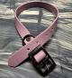 Preview: Schnallenhalsband , 19 mm , 32 - 40 cm , Biothane Marvelous Mauve , Hardware Schwarz