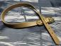 Preview: Schnallenhalsband , 19 mm , 48 - 56 cm , Biothane Coyote Brown , Hardware Messing