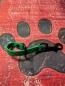 Preview: Schleppleinenhalter Emerald Grün 16mm Schwarzer Karabiner