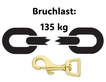 Preview: Führleine Beige 3-fach verstellbar , 13 mm , 200 cm , Biothane Beige , Hardware Messing