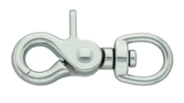 Scherenkarabiner verchromt