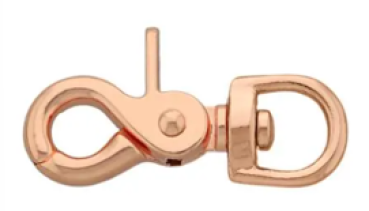 Scherenkarabiner roségold