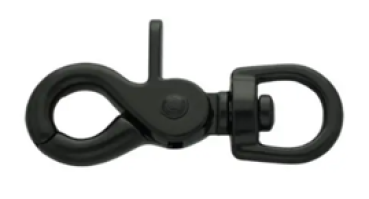 Scherenkarabiner schwarz