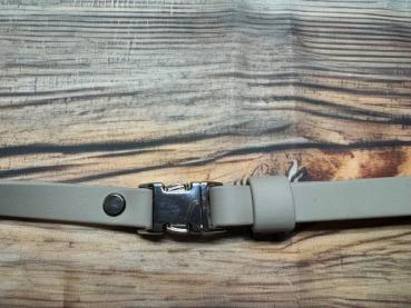 Preview: Gassigürtel mit Metallsteckschnalle; 16 mm breit; 100 cm lang ( Bundweite 93 - 107 cm )