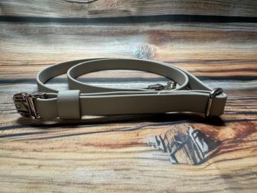 Preview: Gassigürtel mit Metallsteckschnalle; 16 mm breit; 100 cm lang ( Bundweite 93 - 107 cm )