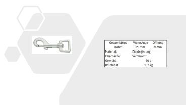 Preview: Führleine reflektierend ; 3-fach verstellbar ; 19 mm ; 200 cm