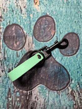 Preview: Schleppleinenhalter Caribbean Green 16mm Schwarzer Karabiner