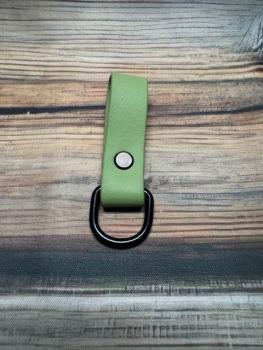 Schlaufe Holy Guacamole 19mm vernickelter Stahl Schwarz D-Ring groß