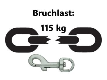 Preview: Führleine einfarbig , 9 mm , 130 cm , Biothane Neon Gelb reflektierend , Hardware Silber