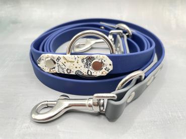 Preview: Führleine zweifarbig 3-fach verstellbar ; 16 mm ; 200 cm