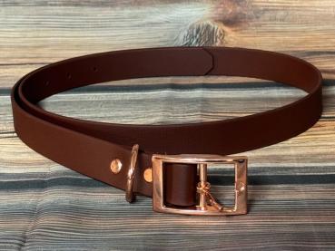 Gassigürtel mit Leiterschnalle; 25 mm breit; 95 cm lang ( Bundweite 91 - 99 cm )