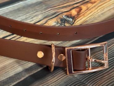 Preview: Gassigürtel mit Leiterschnalle; 25 mm breit; 95 cm lang ( Bundweite 91 - 99 cm )