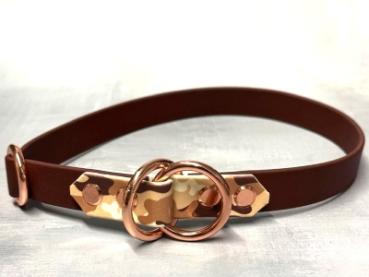 Preview: Zugstopphalsband doppelter Umschlag ; 19 mm ; 46 cm