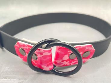 Zugstopphalsband doppelter Umschlag ; 25 mm ; 48 cm