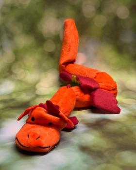 Preview: Dragonz ZippyPaws Drachen rot