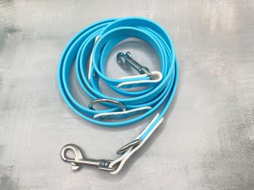 Führleine zweifarbig 3-fach verstellbar ; 16 mm ; 200 cm