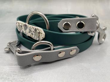 Führleine zweifarbig 3-fach verstellbar ; 16 mm ; 200 cm