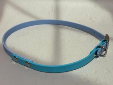 Preview: Schnallenhalsband zweifarbig 13 mm