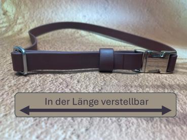 Preview: Gassigürtel, längenverstellbar mit Klickschnalle 19 mm