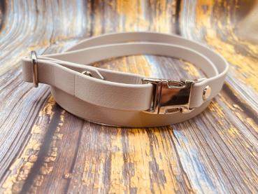 Preview: Gassigürtel, längenverstellbar mit Klickschnalle 16 mm