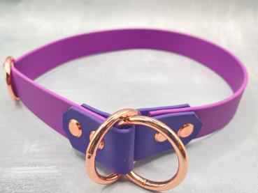 Zugstopphalsband doppelter Umschlag ; 25 mm ; 53 cm