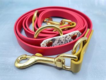 Preview: Führleine zweifarbig 3-fach verstellbar ; 16 mm ; 200 cm