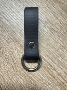 Schlaufe Schwarz 19mm Edelstahl D-Ring 20mm groß