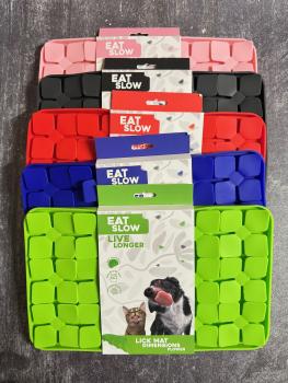 Eat Slow Live Longer Schleckmatte Blume