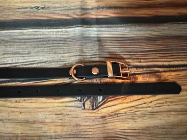 Preview: Gassigürtel mit Leiterschnalle; 16 mm breit; 100 cm lang ( Bundweite 96 - 104 cm )