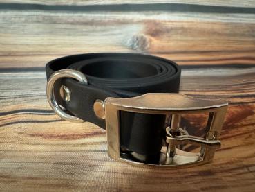 Gassigürtel mit Leiterschnalle; 19 mm breit; 95 cm lang ( Bundweite 91 - 99 cm )