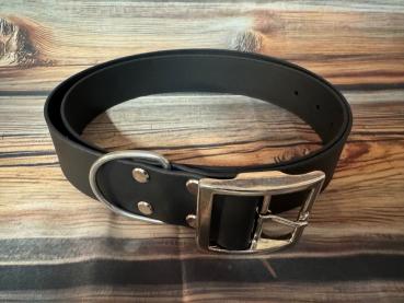 Preview: Gassigürtel mit Leiterschnalle; 38 mm breit; 110 cm lang ( Bundweite 106 - 114 cm )