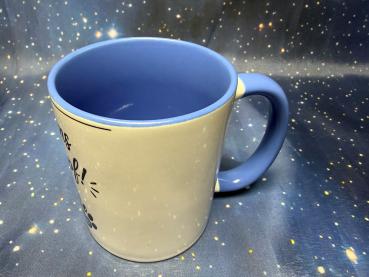 Preview: Trinktasse Herrchens Trinknapf blau ( 325 ml )