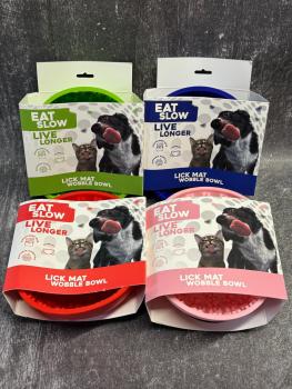 Eat Slow Live Longer Schleckmatte Wackelschüssel