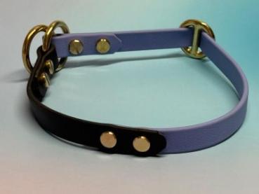 Preview: Zugstopphalsband zweifarbig 13 mm