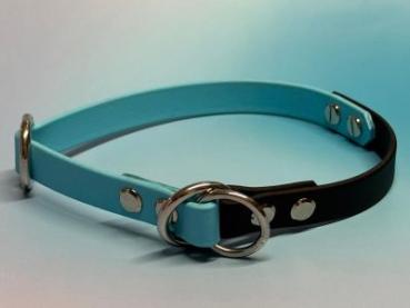 Preview: Zugstopphalsband zweifarbig 16 mm