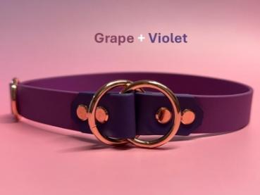 Zugstopphalsband doppelter Umschlag 25 mm