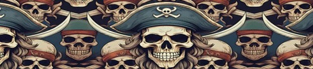 UV ( Pirate Skulls )