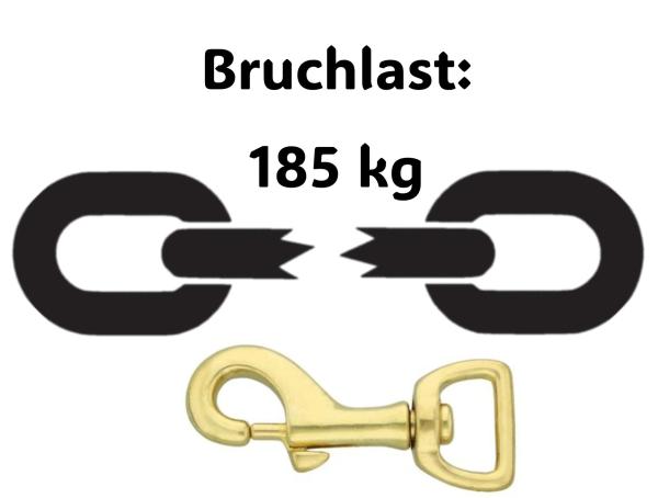 Führleine zweifarbig , 19 mm , 150 cm , Biothane Skyan Blau und Dunkelgrün , Hardware Messing