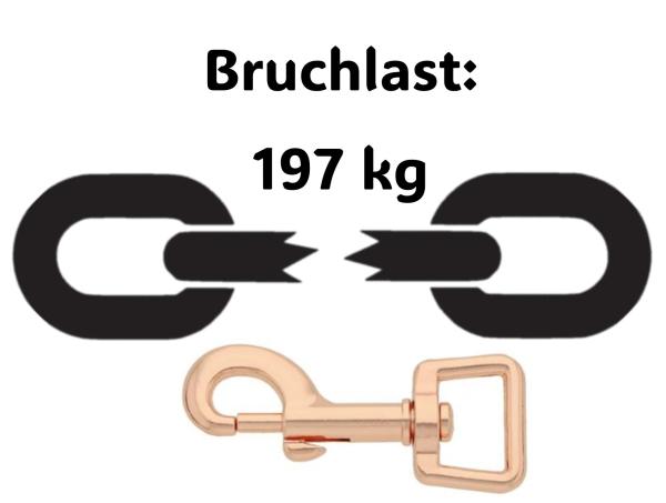 Führleine einfarbig , 19 mm , 150 cm , Biothane Grape , Hardware Roségold