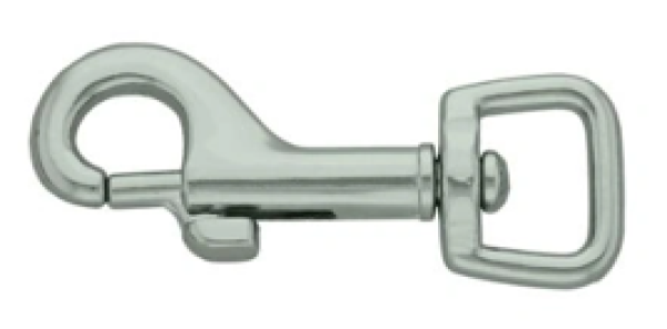 Bolzenkarabiner verchromt