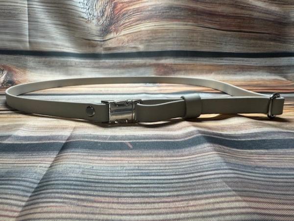 Gassigürtel mit Metallsteckschnalle; 16 mm breit; 100 cm lang ( Bundweite 93 - 107 cm )