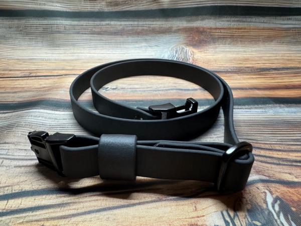 Gassigürtel mit Metallsteckschnalle; 19 mm breit; 90 cm lang ( Bundweite 83 - 97 cm )