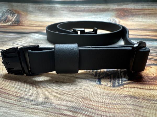 Gassigürtel mit Metallsteckschnalle; 19 mm breit; 90 cm lang ( Bundweite 83 - 97 cm )