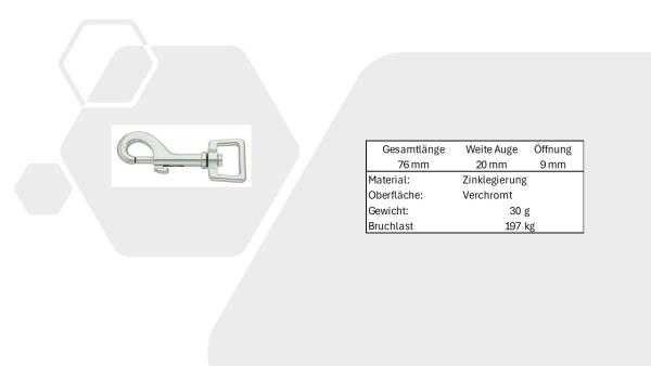Führleine reflektierend ; 3-fach verstellbar ; 19 mm ; 200 cm
