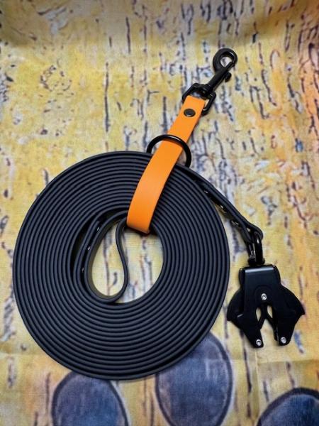 Schleppleinenhalter Peach 16mm Schwarzer Karabiner