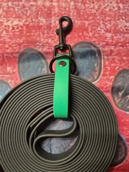Schleppleinenhalter Emerald Grün 16mm Schwarzer Karabiner